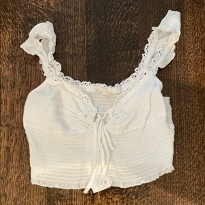 Cute white crop top